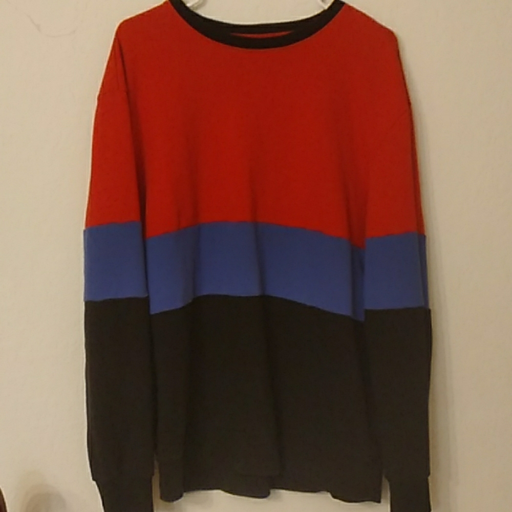 Men's colorblock crewneck